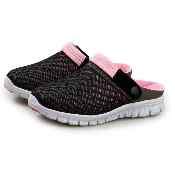 2016 Summer Design Unisex Air Mesh Breathable Women Men Sandals Flat with Casual Sandals Shoes Lover Beach Flip Flops Slippers