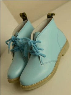 Women boots 2015 new autumn women ankle boots  Genuine leather martin boots platform flat with fashion casual shoes woman